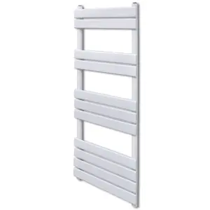 Bathroom Central Heating Towel Rail Radiator Straight 600 x 1200 mm