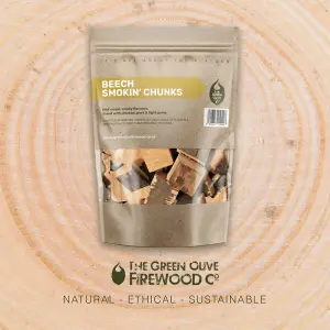 Green Olive Firewood Co Beech Wood Smokin' Chips 3L