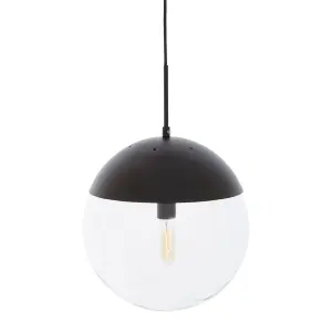 Interiors by Premier Revive Black Finish Pendant Light