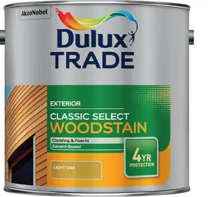 Dulux Trade Classic Select Woodstain Paint - Light Oak - 2.5L