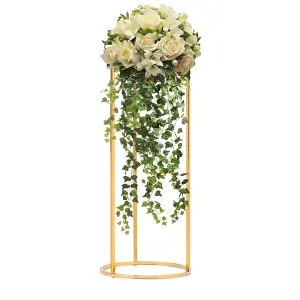 Gold Metal Flower Stand Road Leads for Wedding and Party