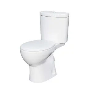 Nes Home Gloss White 550mm Vanity Unit And Close Coupled Toilet