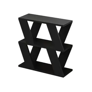 Adriana Side Table Modern Compact Design for Living Room & Bedroom Black