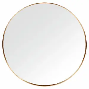 URBNLIVING 40cm Round Gold Framed Mirror Decorative Porch Hallway Vanity Dresser Art Decor