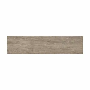 House of Mosaics Herringbone Natural Matt Oak effect Textured Porcelain Indoor & outdoor Wall & floor Tile, Pack of 48, (L)330mm (W)80mm