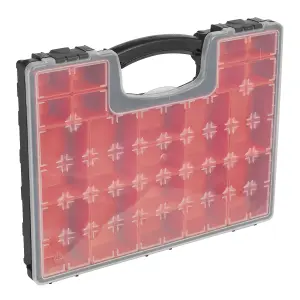 Sealey Parts Storage Case With 20 Removable Compartments - Red/Black APAS2R