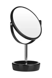 Essentials by Premier Black Plastic Swivel Table Mirror