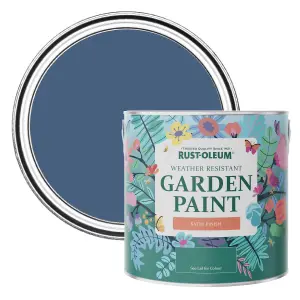 Rust-Oleum Ink Blue Satin Garden Paint 2.5L