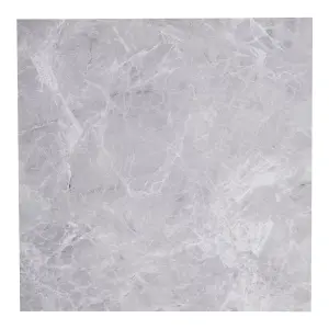 24Pcs Marble Texture Self-adhesive PVC Flooring Tile 2mm Thickness Square Flooring Tile