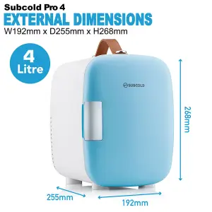 Subcold Pro 4L Mini Fridge Blue