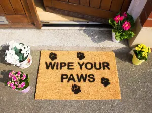 Wipe Your Paws Doormat - Regular 60x40cm