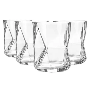 Cassiopea Whisky Glasses Black / 410ml / 4