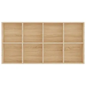 Berkfield Book Cabinet/Sideboard Sonoma Oak 66x30x130 cm Engineered Wood