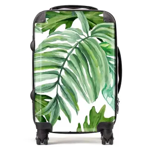 Exotic Rainforest Leaves Suitcase - Cabin