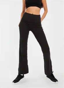 Active Black Kick Flare Yoga Pants - Tu Clothing By Sainsburys