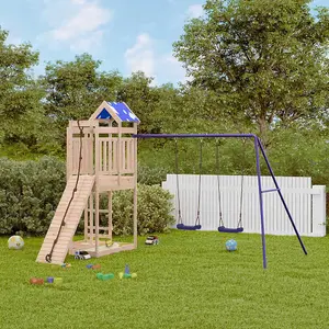 Berkfield Outdoor Playset Solid Wood Pine