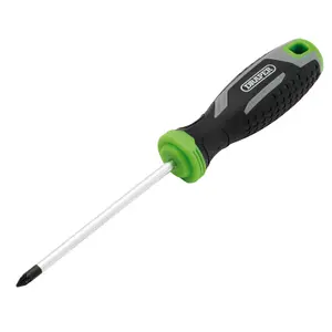 Draper Pozi Soft Grip Screwdriver, PZ1 x 100mm 13370