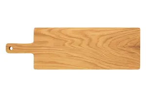 Interiors by Premier Rectangular Chopping Board With Handle, Thick and Durable Cutting Board for Kitchen Worktops, Chop Board