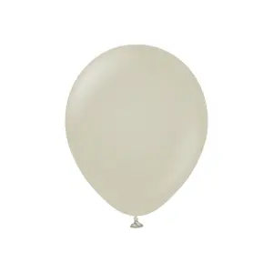 Kalisan Latex Retro Balloons (Pack of 2) Stone (One Size)