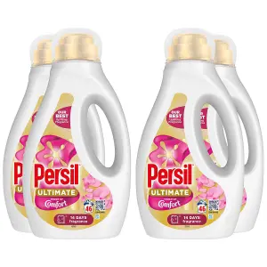 Persil Ultimate Liquid Detergent Touch of Comfort Stain Removal 46W 1.242 L, 4pk