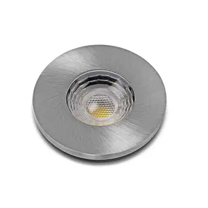 4 PACK - Brushed Chrome GU10  Fire Rated Downlight - IP65 - SE Home