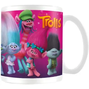 Trolls Characters Mug Pink/White/Blue (One Size)