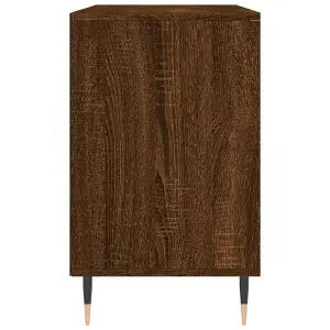 Berkfield Shoe Cabinet Brown Oak 102x36x60 cm Engineered Wood