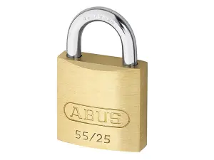 ABUS Mechanical 55/25Mm Brass Padlock Keyed Alike 5251