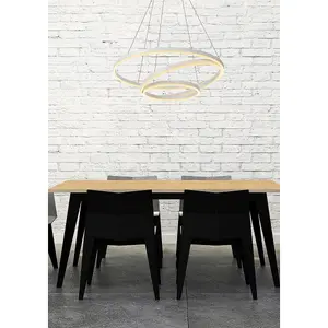 Lucide Triniti Modern Pendant Light 80cm - LED Dim. - 3000K - White