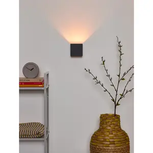 Lucide Xio Modern Up Down Wall Light - LED Dim. - G9 - 1x4W 2700K - Grey