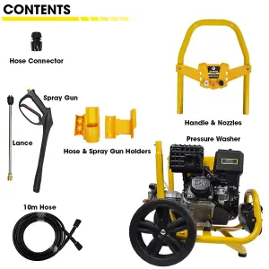 NEW 2025 RWHPPW Petrol Pressure Washer 3190 PSI