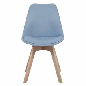 Otselic Upholstered Dining Chair (Set of 2) Light Blue