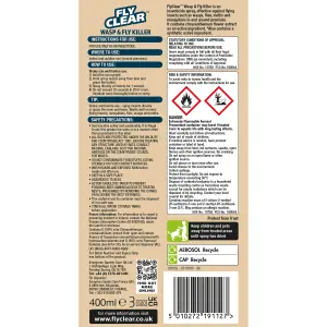 Pest Control Flies,Moths & wasps Pest spray 0.4L 319g