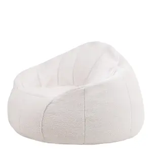 Tommen Sherpa Fleece Fluffy Bean Bag Chair