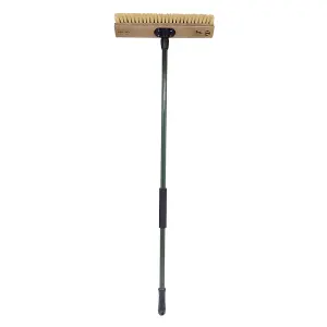 Charles Bentley Charnwood 18" Dual Fill Broom Garden Maintenance FSC Wood Green