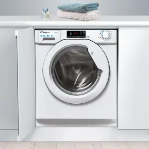 Candy CBW 48D1W4-80 8kg Built-in 1400rpm Washing machine - White