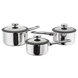 Stellar Staycool SLA1 Set of 3 Stainless Steel Draining Pans