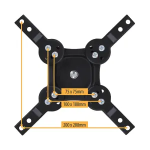 AVF Double Multi Position Monitor Desk Mount