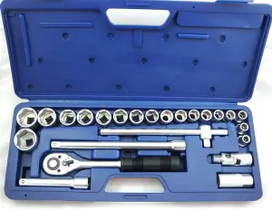 TOOLZONE 24PC 1/2"PRO CRV SOCKET SET