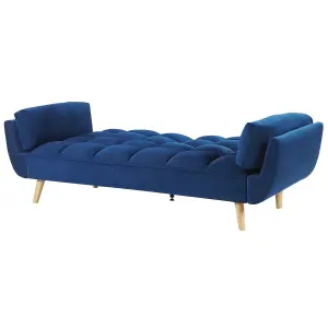 Sofa Bed ASBY Navy Blue Velvet