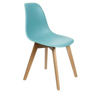 Susana Solid Wood Dining Chair (Set of 2) Blue