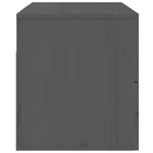 Berkfield Wall-mounted Bedside Cabinets 2 pcs Grey 50x36x40 cm