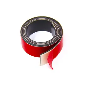 MagFlex Flexible Magnetic Tape with Foam Self Adhesive - Polarity B - 25.4mm Wide - 1m Length