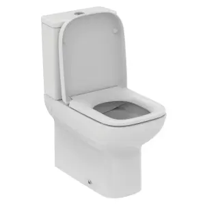 Ideal Standard i.life A White Back to wall Square Toilet set with Soft close seat & Close coupled cistern