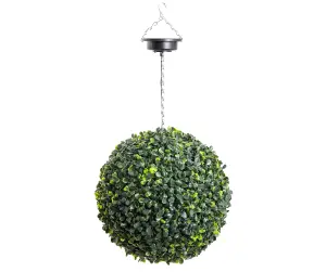 Primrose 28cm Solar Powered LED Artificial Topiary Ball 'The Little Buxus Ball'