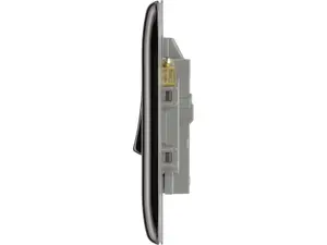 BG 20A Rocker Raised slim Control switch with LED indicator Gloss Black