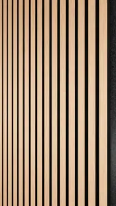 2 PACK Acoustic Wood Slat Wall Panel in Classic Oak 240cm x 60cm