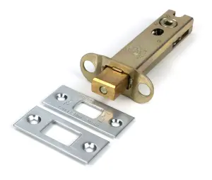 From The Anvil Satin Chrome 4" Heavy Duty Tubular Deadbolt