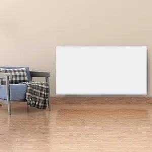 MYLEK Wall Mounted Slimline White Panel Heater 1200w Daily and Weekly Timer, Digital Thermostat