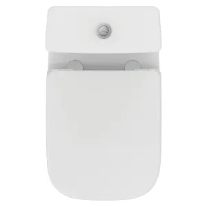 Ideal Standard i.life A White Back to wall Square Toilet set with Soft close seat & Close coupled cistern